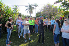 NACAA conference-goers at Greenwell Farms